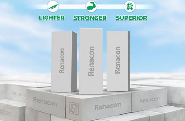 Renacon AAC Blocks - Lightweight, Eco-Friendly & High-Performance Building Blocks