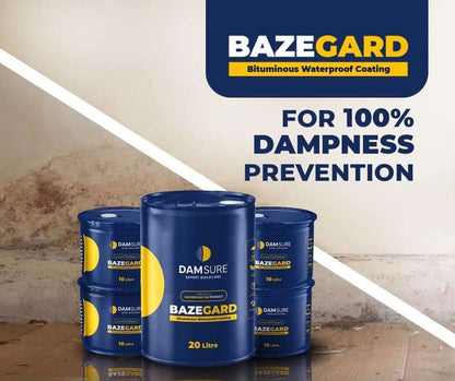 Damsure Bazegard WB100 - The Water-Based Bituminous Coating for Superior Waterproofing