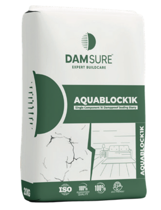 Damsure Aquablock 1K (20 Kg) - The Single Component 1K Damp-proof Sealing Slurry