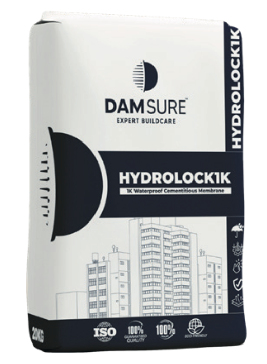 Damsure Hydrolock 1K (20 Kg) - The 1K Waterproof Cementitious Membrane