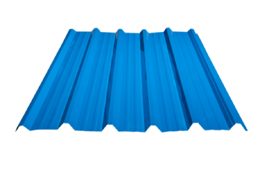 Blue Color Coated GI Roofing Sheet - 0.40mm Thick (Minimum Order 100 Sq ft) (Copy)