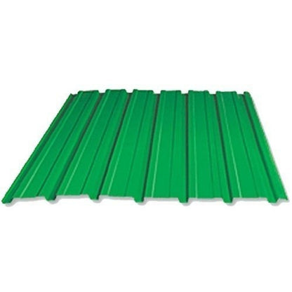 Green Color Coated GI Roofing Sheet - 0.40mm Thick (Minimum Order 100 Sq ft)