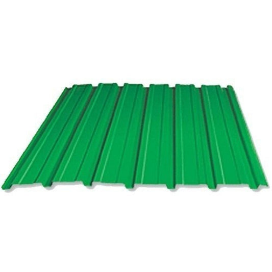 Green Color Coated GI Roofing Sheet - 0.40mm Thick (Minimum Order 100 Sq ft)