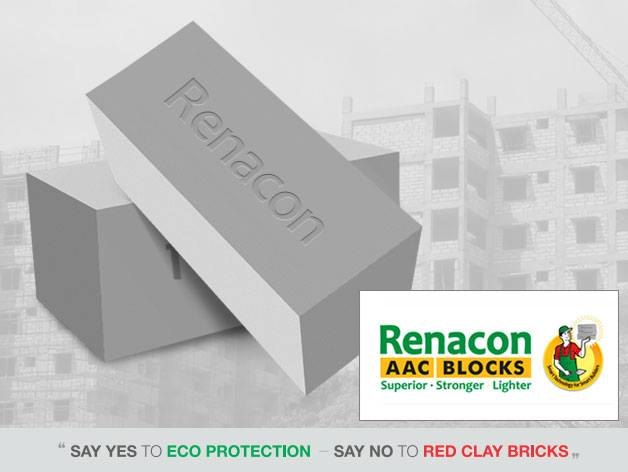 Renacon AAC Blocks - Lightweight, Eco-Friendly & High-Performance Building Blocks