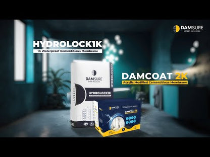 Damsure Damcoat 2K (15 Kg) - The Acrylic Modified Cementitious Membrane for Waterproofing