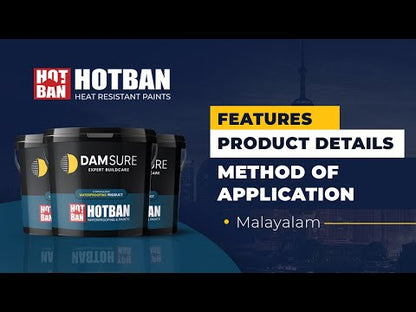 Damsure Hotban (10 Kg) - The Solar Reflective Elastomeric PU Emulsion Coating