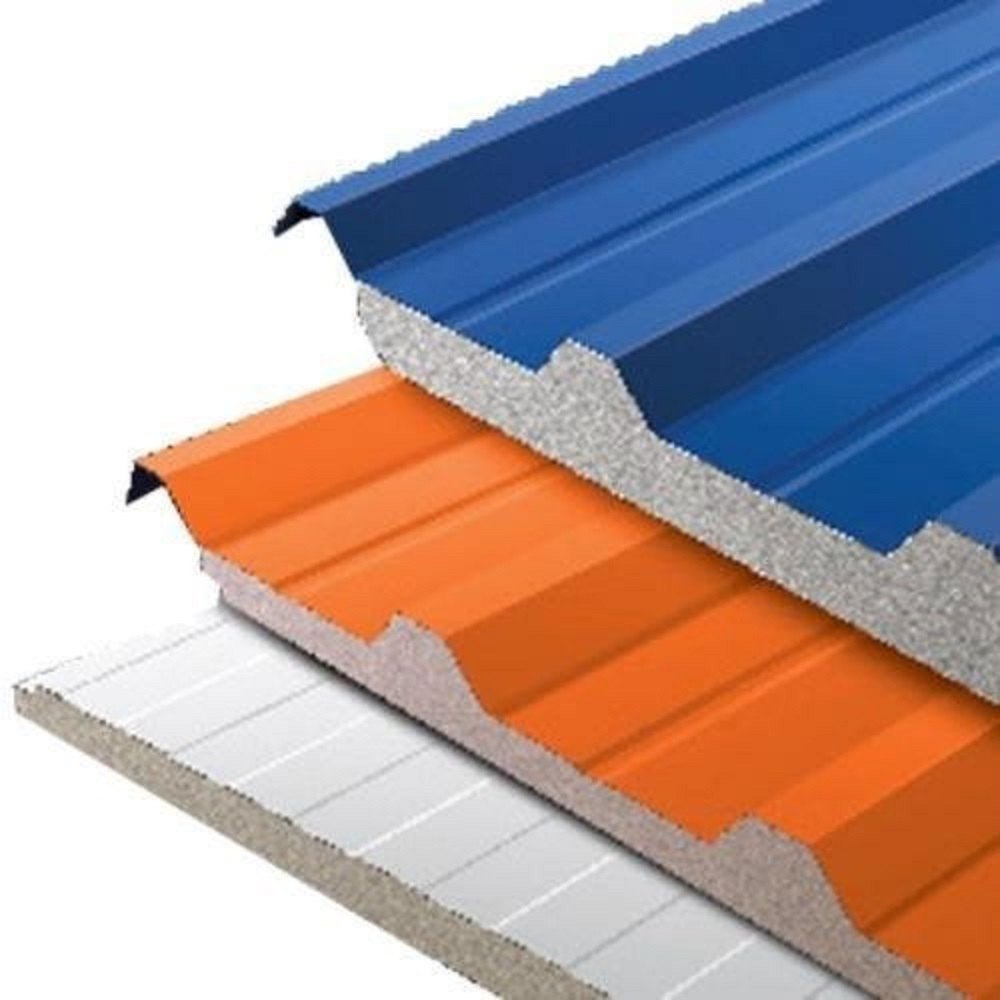 PUF Panel Roofing Sheet - Insulated, Durable, and Energy-Efficient Roofing Solution (Per Sq.M)