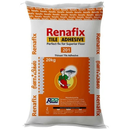 Renafix Tile Adhesive - Superior Bonding for All Your Tiling Needs (201, 211, & 222 Variants)